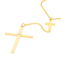 Cross Lariat Necklace