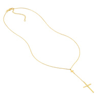 Cross Lariat Necklace