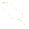 Cross Lariat Necklace