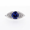 Blue Sapphire Engagement Ring