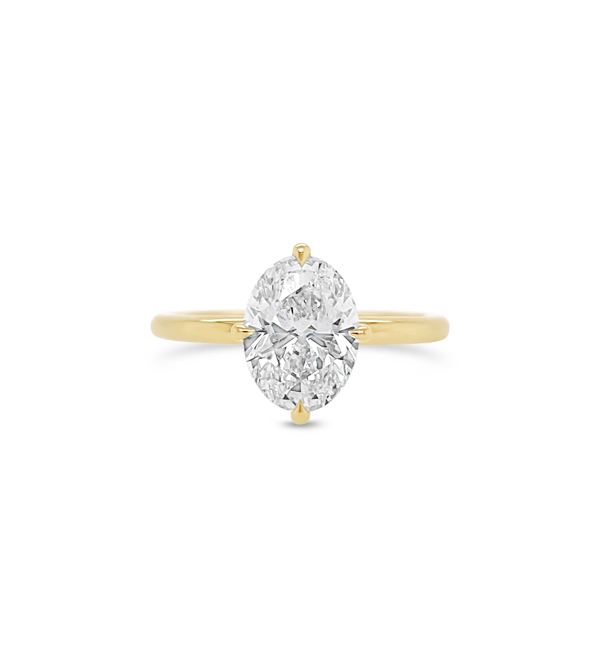 Compass Set Oval Ring