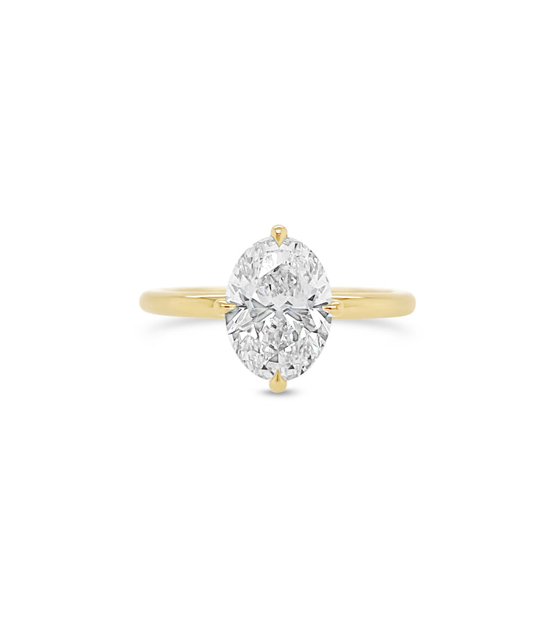 Compass Set Oval Ring