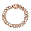 Diamond Pave Cuban Link Bracelet