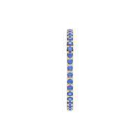 Blue Sapphire Eternity Band