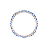 Blue Sapphire Eternity Band