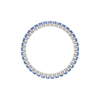 Blue Sapphire Eternity Band