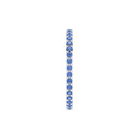 Blue Sapphire Eternity Band