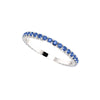 Blue Sapphire Eternity Band