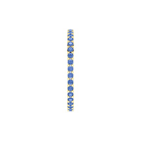 Blue Sapphire Eternity Band