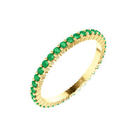 Emerald Eternity Band