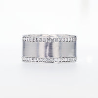 Double Sided Diamond Band