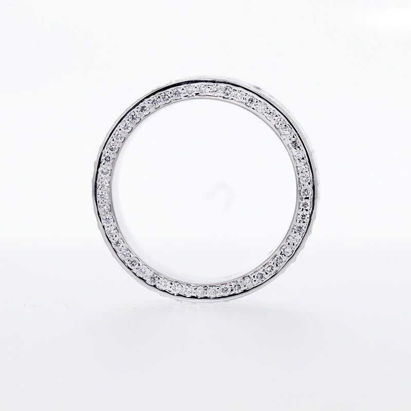 Double Sided Diamond Band