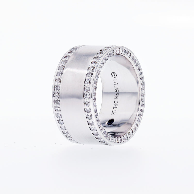 Double Sided Diamond Band