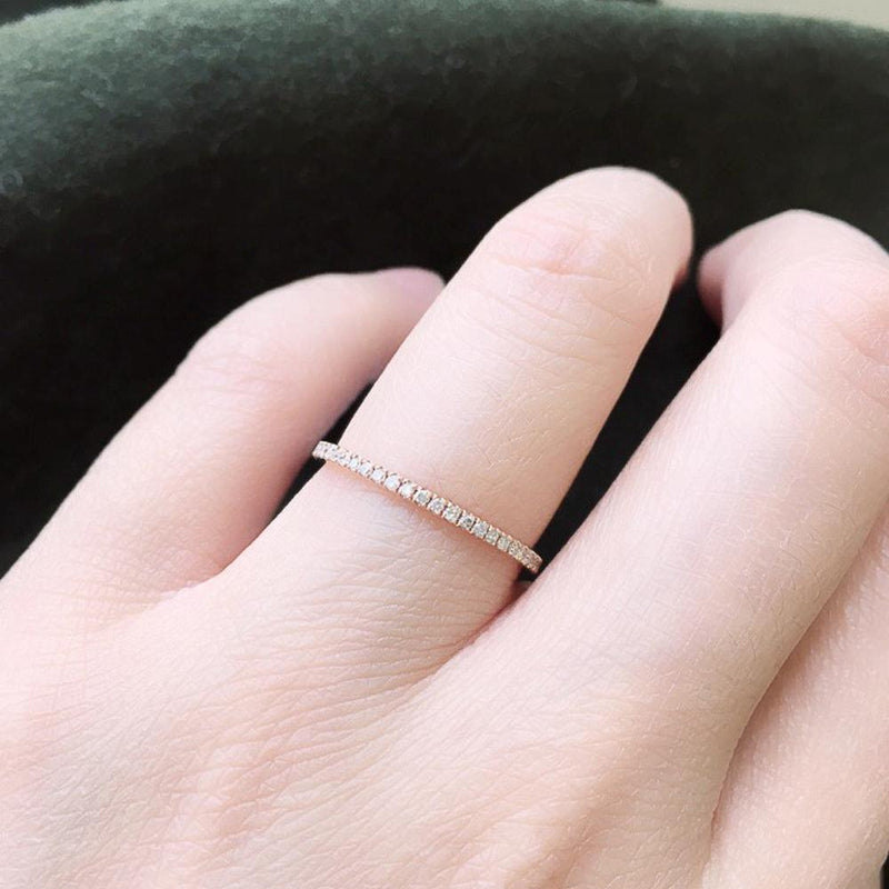 Pave Eternity Band