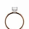 Two-Tone Rose Gold Oval Engagement Ring