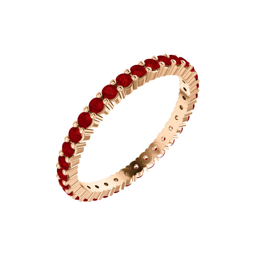 Ruby Eternity Band .025ct – Lauren Belle Jewelry