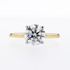 Classic Two-Tone Solitaire Engagement Ring